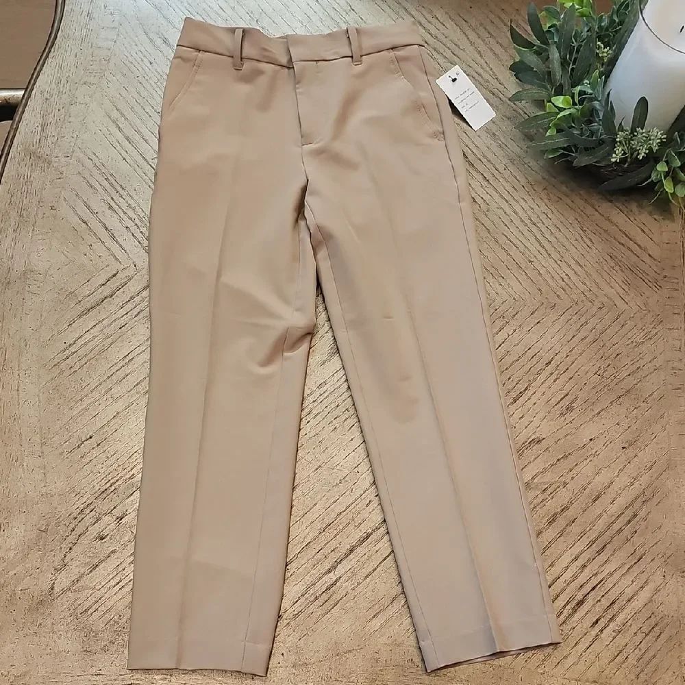 Tommy Hilfiger Boys Beige Dress Pants Size 10 NWT
